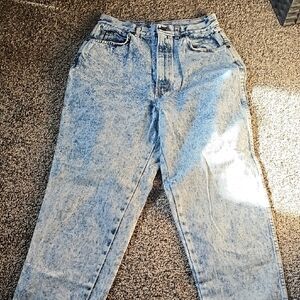 Chic Stone Wash Denim Jeans Vintage